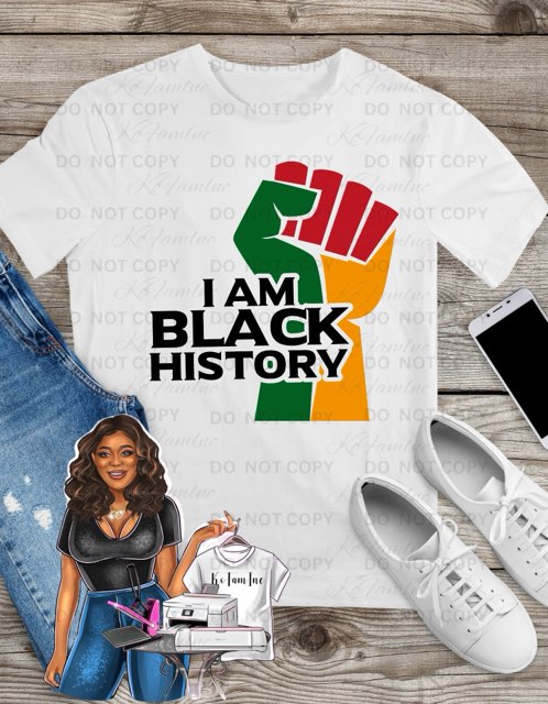 I Am Black History T-Shirt – Empowerment & Pride Design