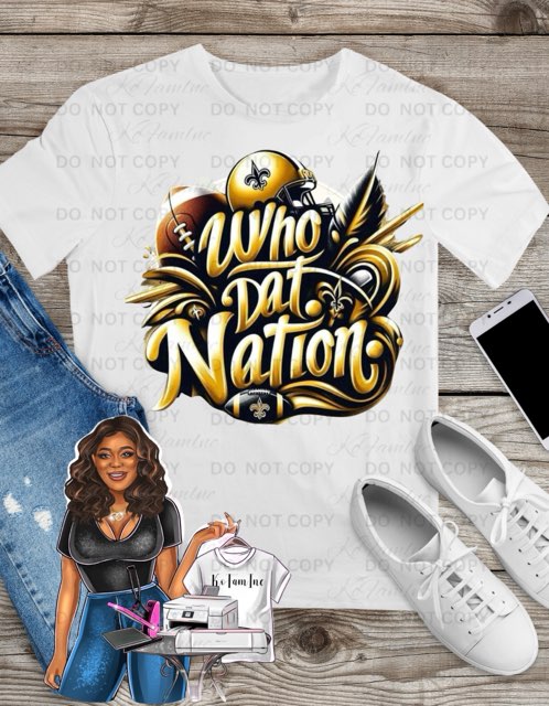 Who Dat Nation T-Shirt – Fan Pride Edition